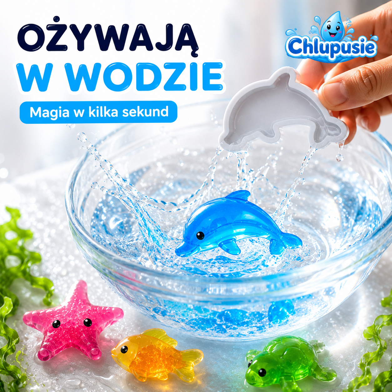Chlupusie™ - Magiczne Wodne Zwierzątka DIY